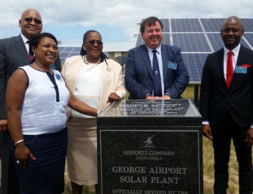 Aeroporto alimentato a energia solare in Sudafrica